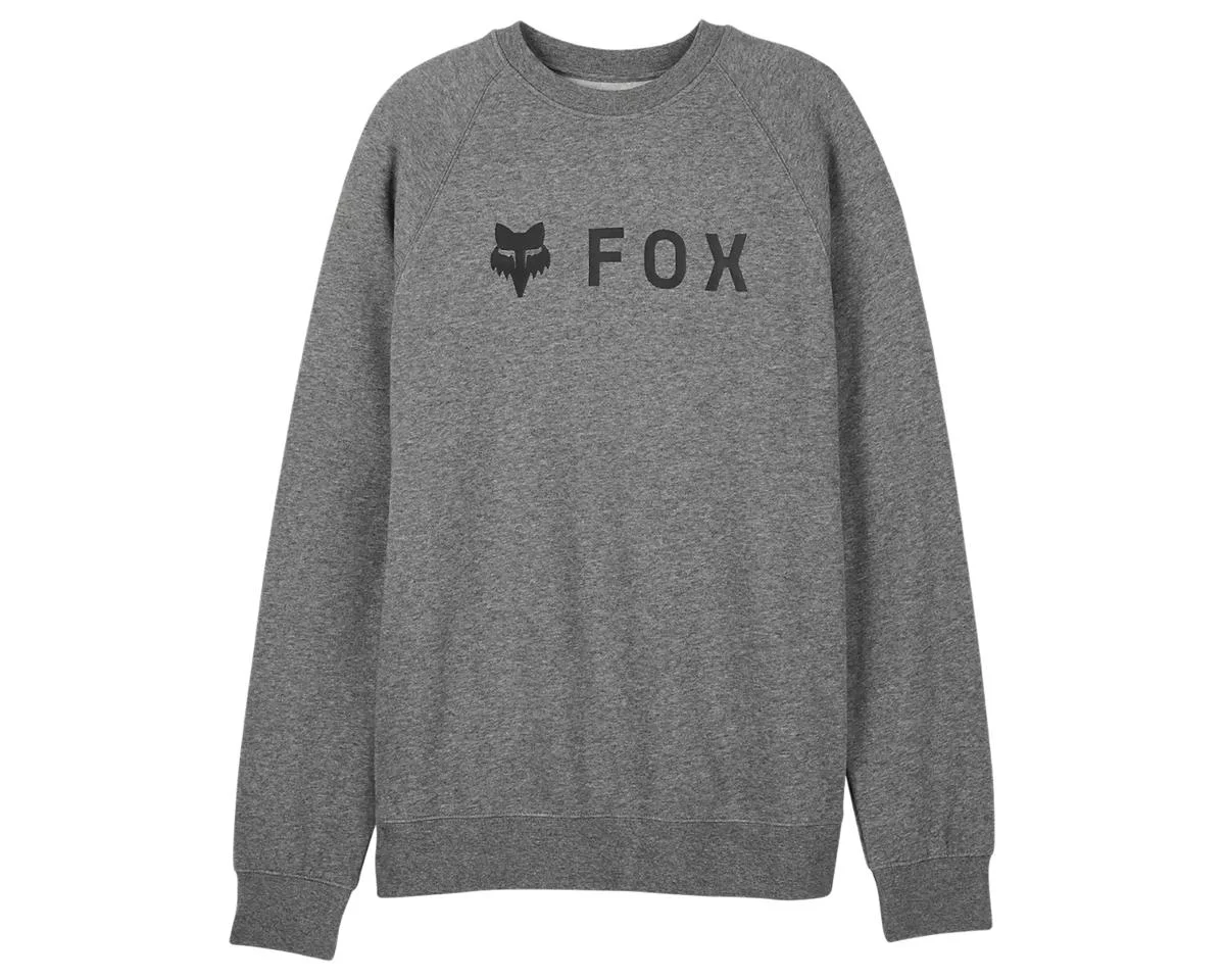 Fox Racing Absolute Fleece Crew Sweatshirt (Heather Graphite) (L)